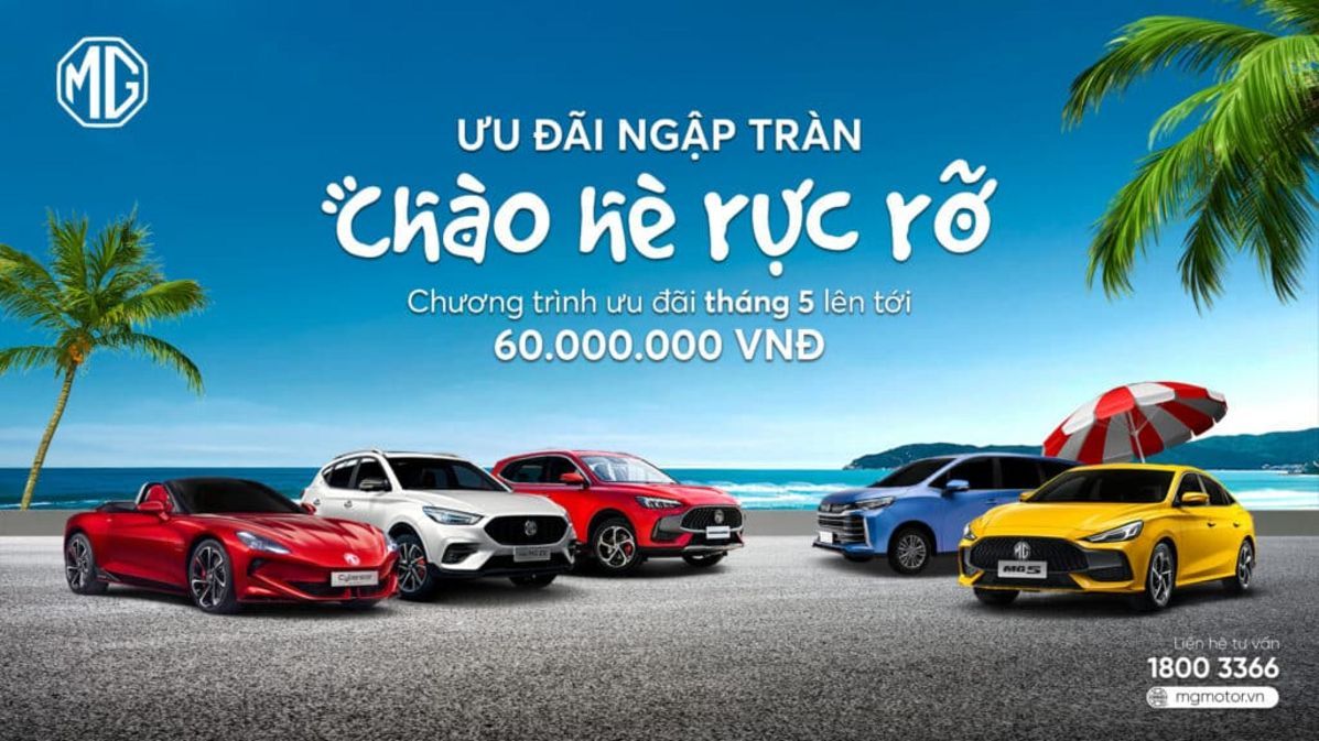 Khuyến mãi xe MG Cần Thơ tháng 5/2026: Ưu đãi đến 60 triệu