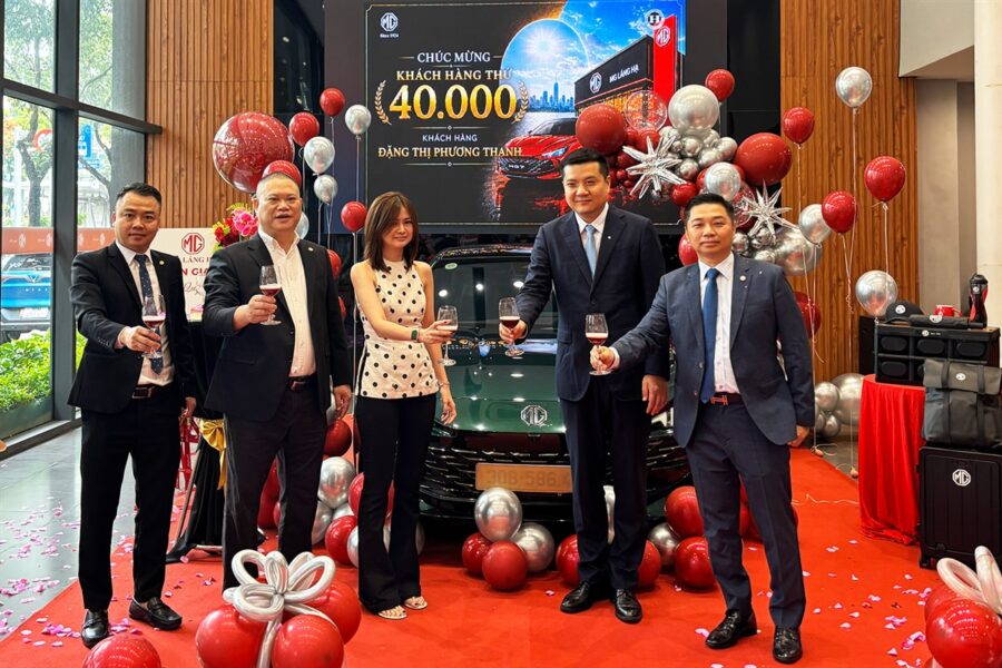 Lễ bàn giao xe thứ 40.000 của MG Việt Nam ngày 30/6/2026 tại MG Láng Hạ